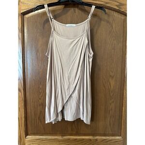 Parnixs Nursing Tank Top, tan